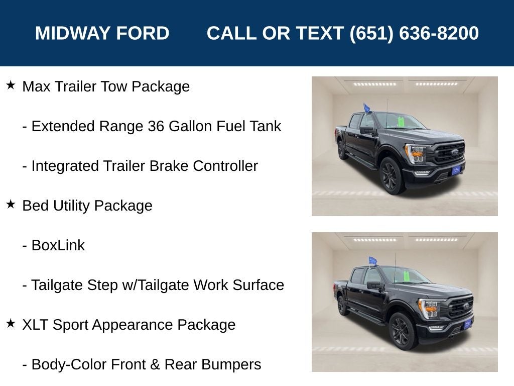2022 Ford F-150 XLT Sport Appearance Package