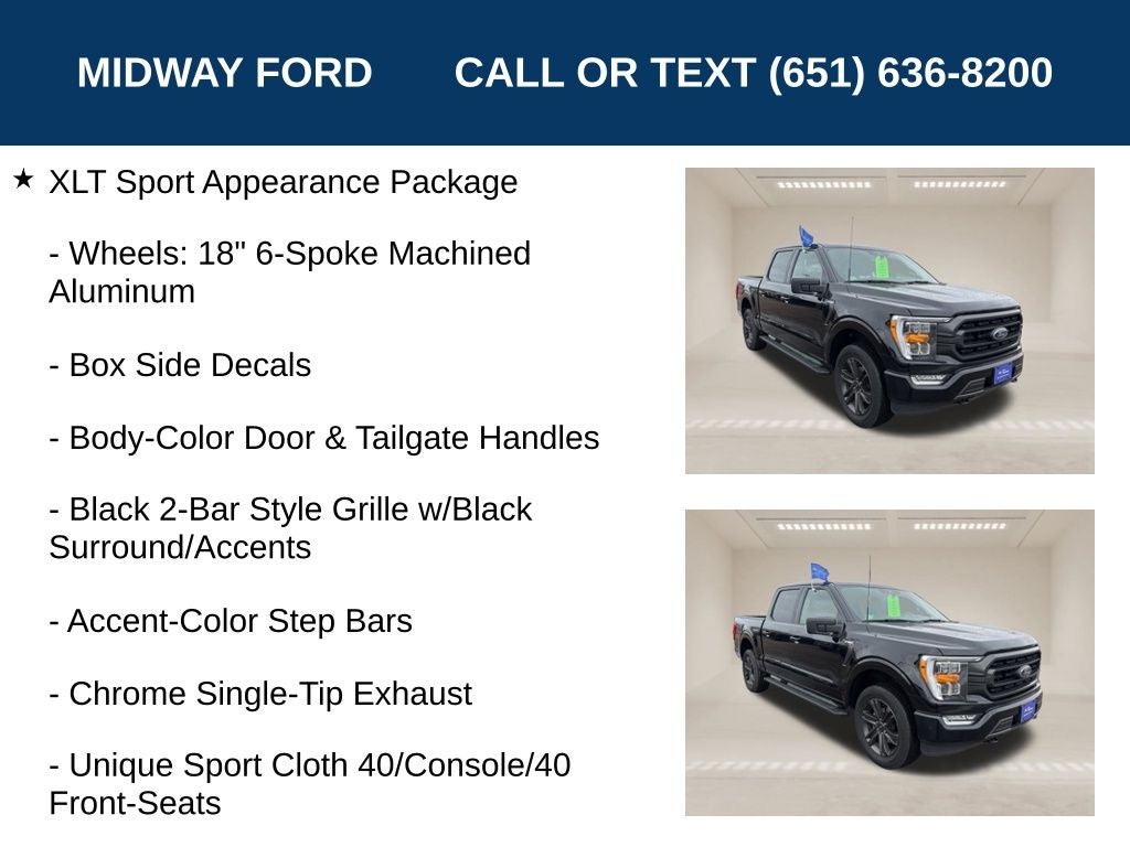2022 Ford F-150 XLT Sport Appearance Package