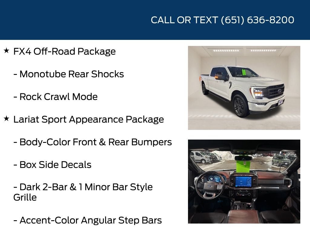 2023 Ford F-150 Lariat Sport Appearance Package