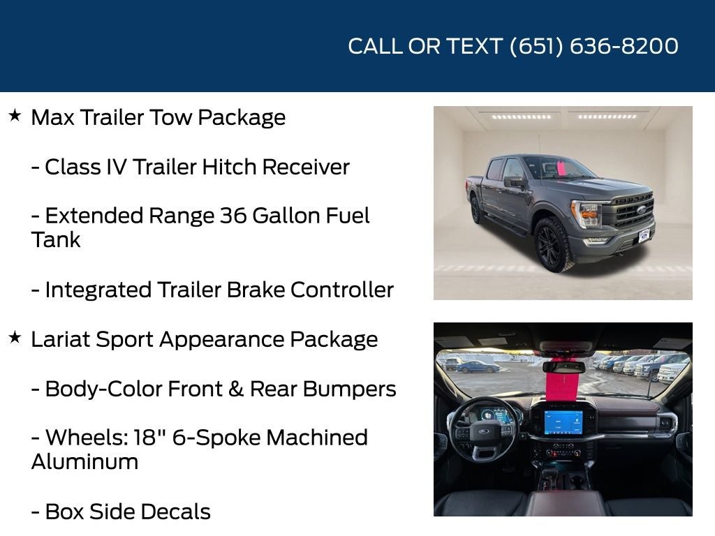 2021 Ford F-150 Lariat Sport Appearance Package