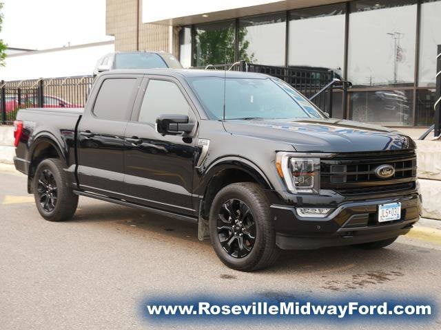 Used 2022 Ford F-150 Platinum with VIN 1FTFW1E87NFB59390 for sale in Roseville, Minnesota