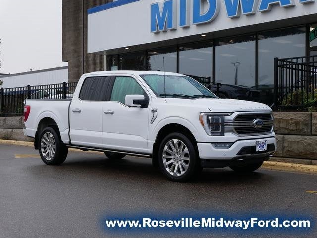 Used 2021 Ford F-150 Limited with VIN 1FTFW1E8XMFB58667 for sale in Roseville, Minnesota