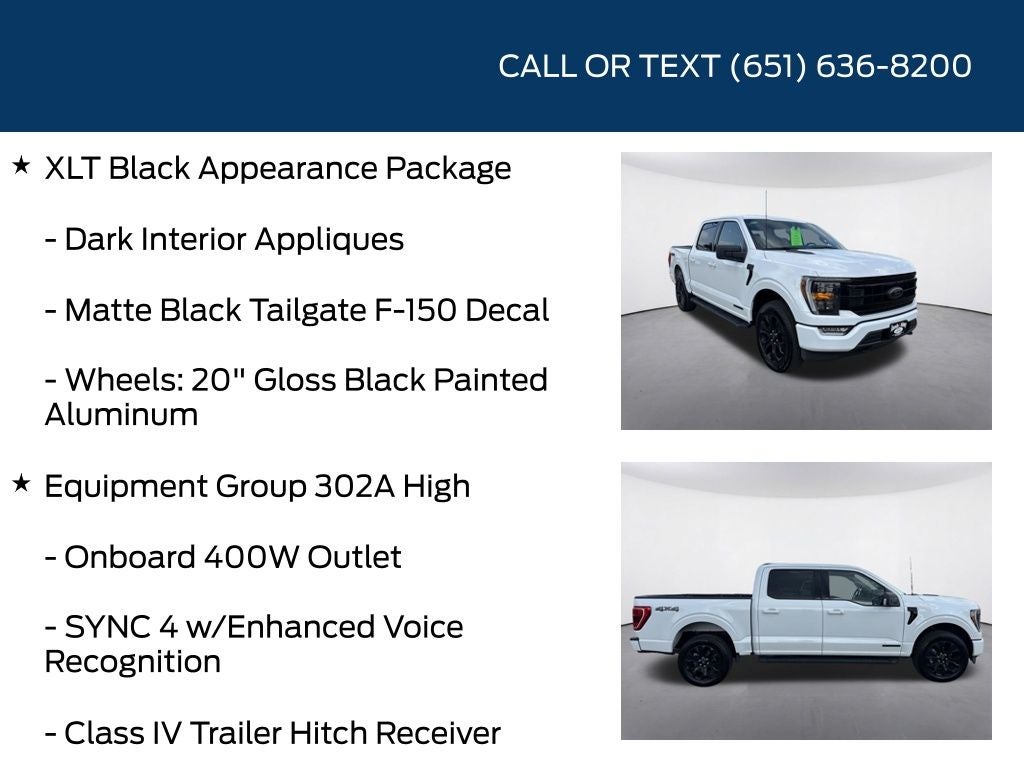 2023 Ford F-150 XLT Black Appearance Package
