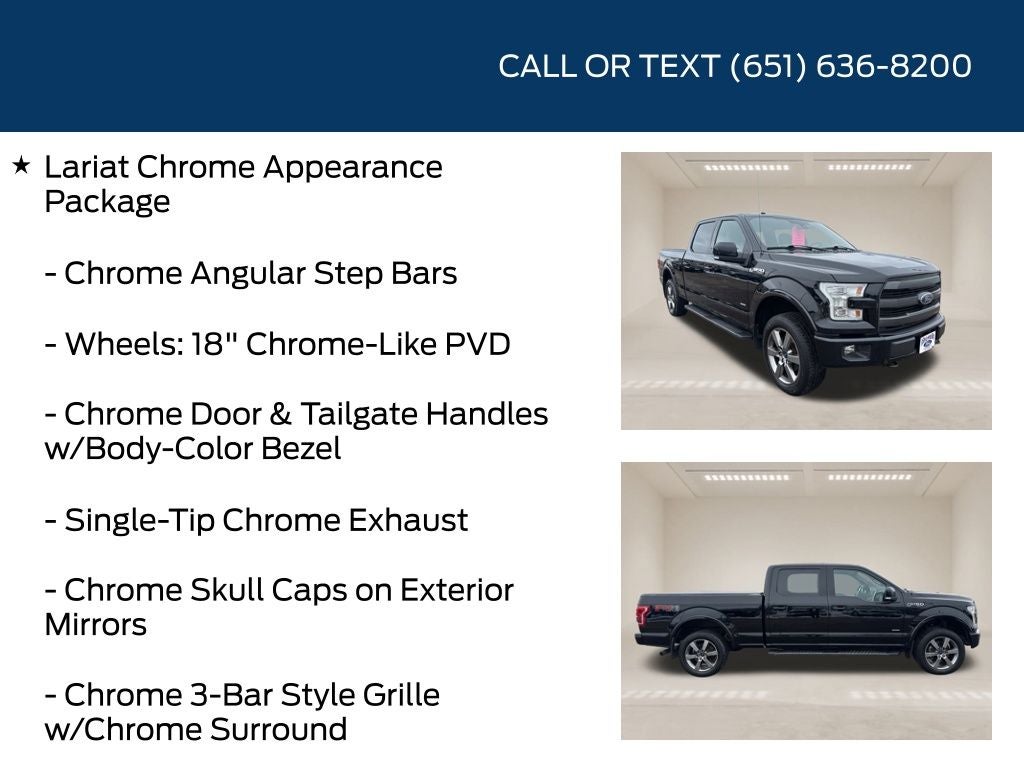 2016 Ford F-150 Lariat Sport Appearance Package