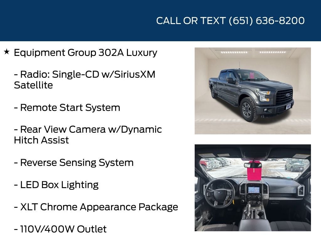 2016 Ford F-150 XLT Sport Package