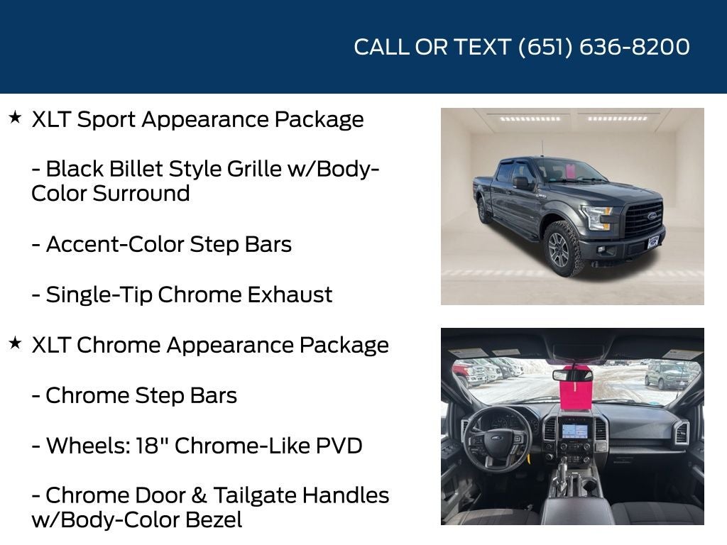 2016 Ford F-150 XLT Sport Package