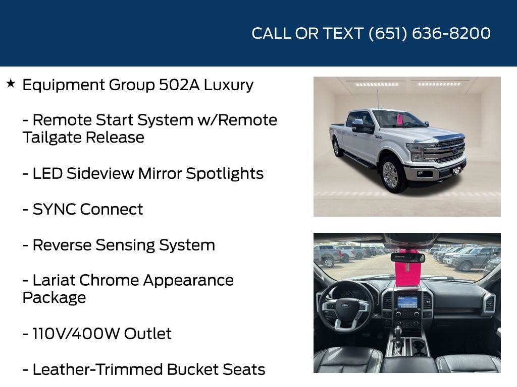 2018 Ford F-150 Lariat Chrome Appearance Package