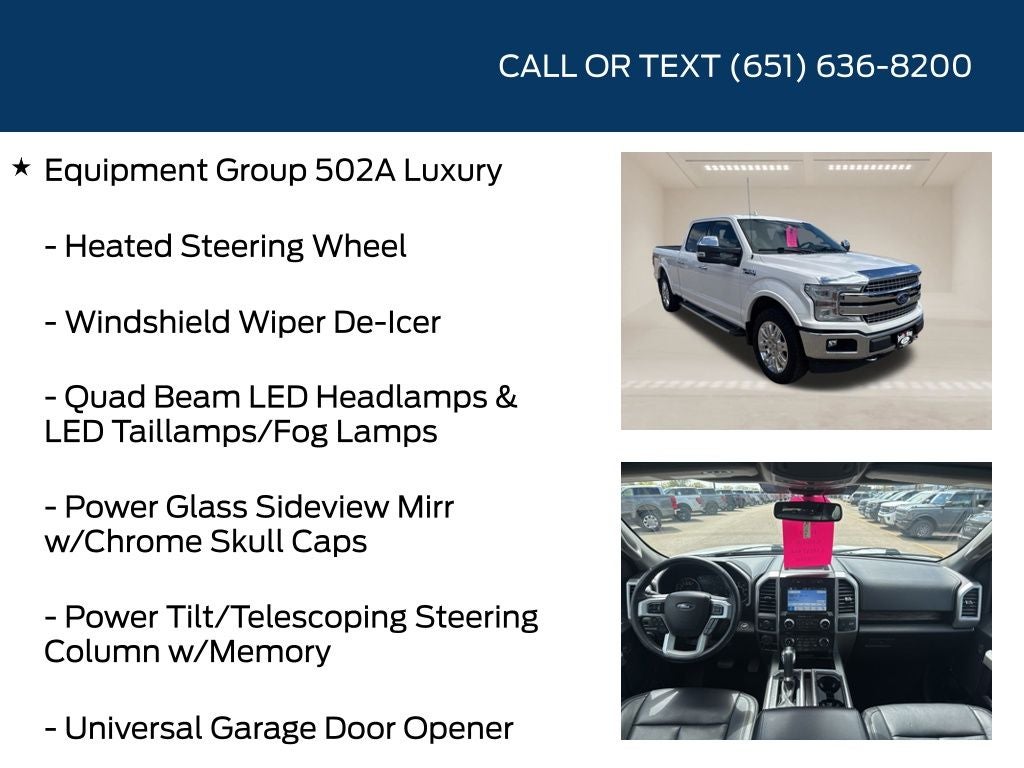 2018 Ford F-150 Lariat Chrome Appearance Package