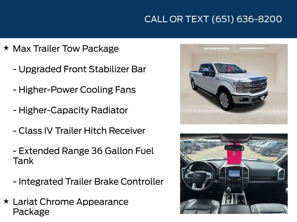 2018 Ford F-150 Lariat Chrome Appearance Package