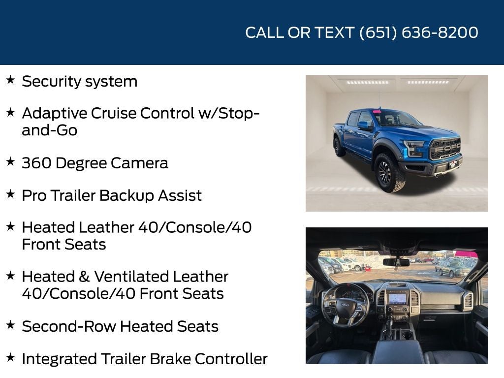 2019 Ford F-150 Raptor Technology Package