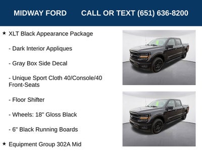2024 Ford F-150 XLT Black Appearance Package