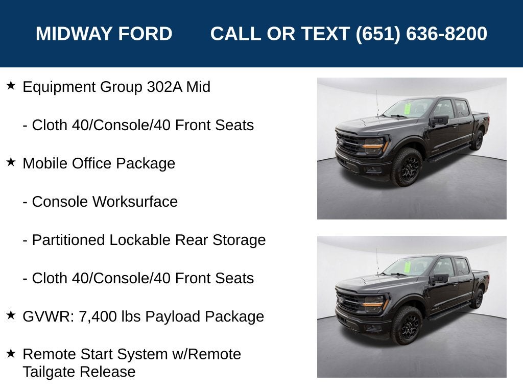 2024 Ford F-150 XLT Black Appearance Package