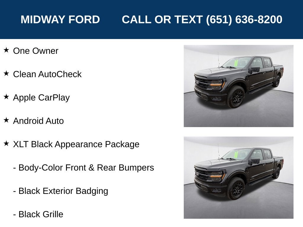 2024 Ford F-150 XLT Black Appearance Package