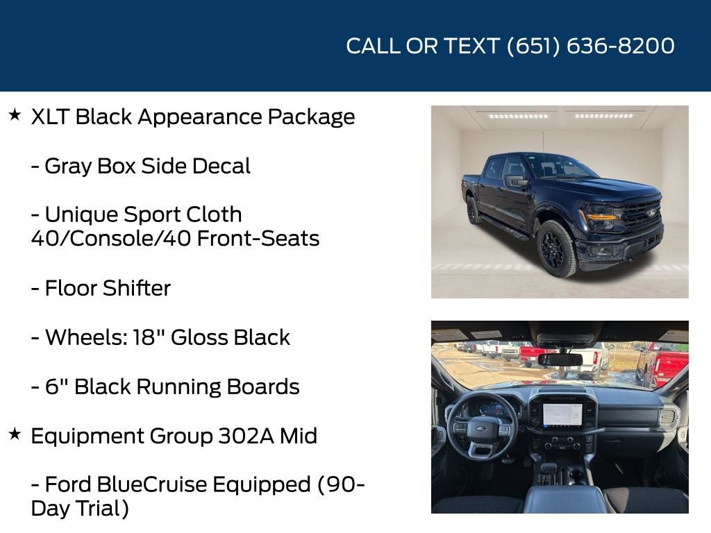 2024 Ford F-150 XLT Black Appearance Package
