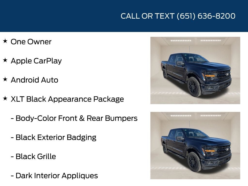 2024 Ford F-150 XLT Black Appearance Package