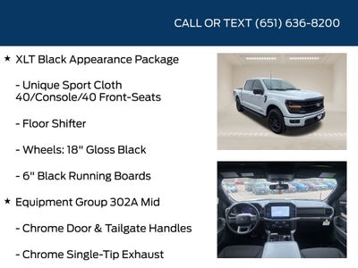 2025 Ford F-150 XLT Black Appearance Package