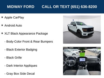 2024 Ford F-150 XLT Black Appearance Package