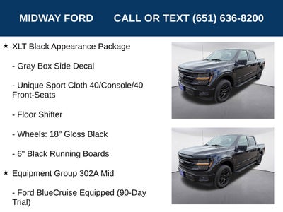 2024 Ford F-150 XLT Black Appearance Package