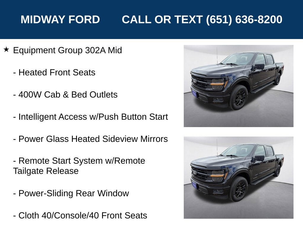 2024 Ford F-150 XLT Black Appearance Package