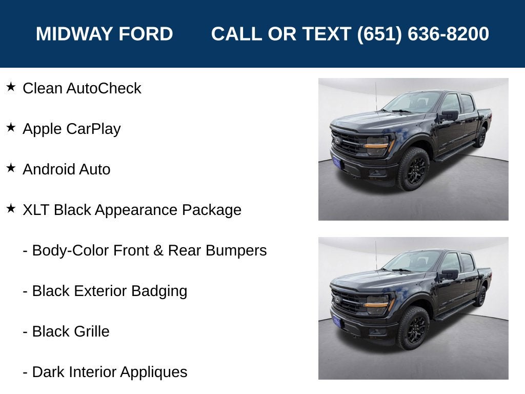 2024 Ford F-150 XLT Black Appearance Package
