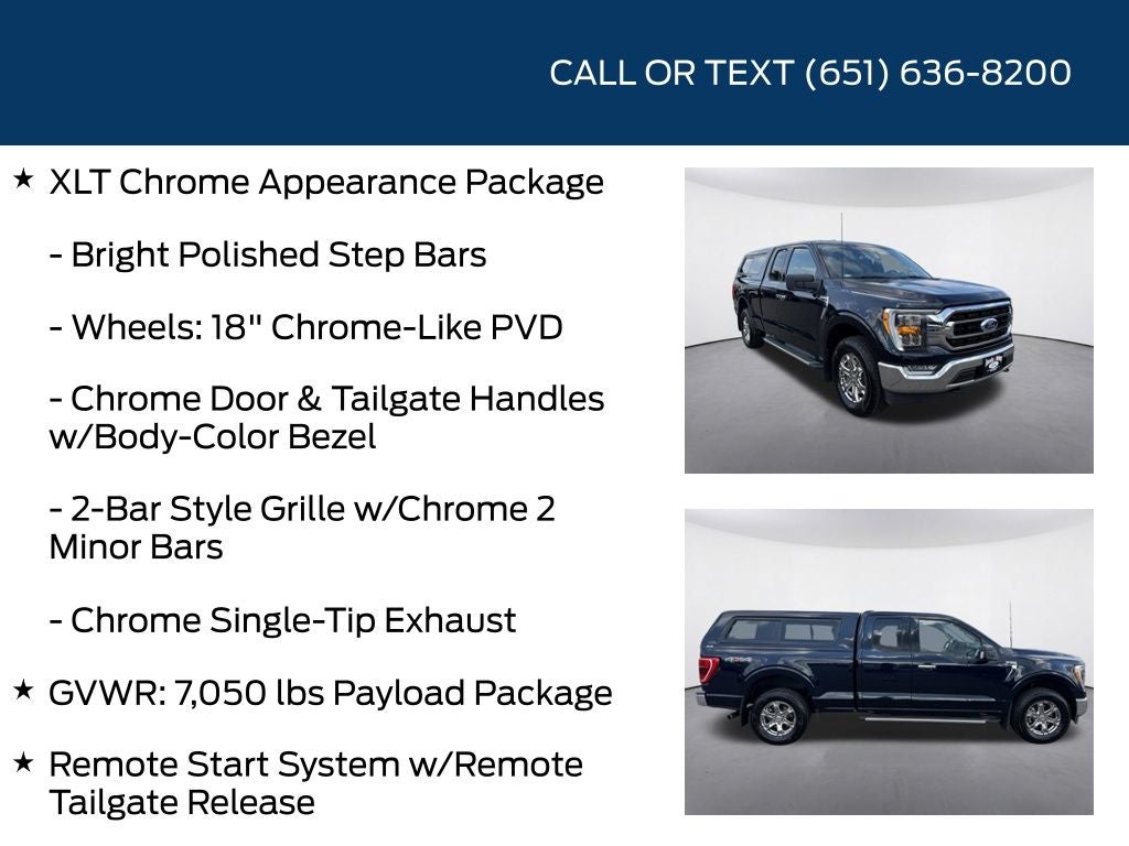 2022 Ford F-150 XLT Chrome Appearance Package