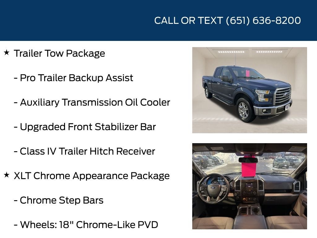 2016 Ford F-150 XLT Chrome Appearance Package