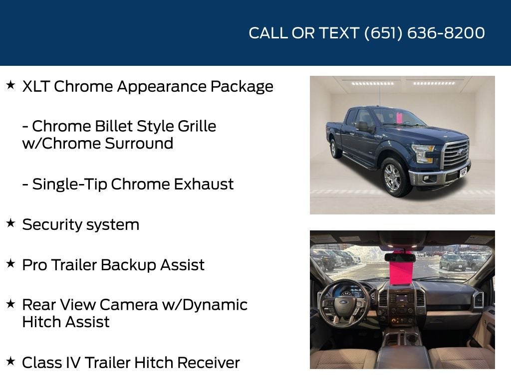 2016 Ford F-150 XLT Chrome Appearance Package