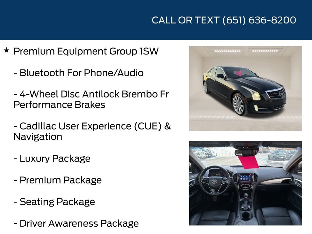 2013 Cadillac ATS 3.6L Premium