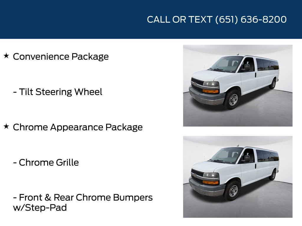 2013 Chevrolet Express 3500 LT Passenger