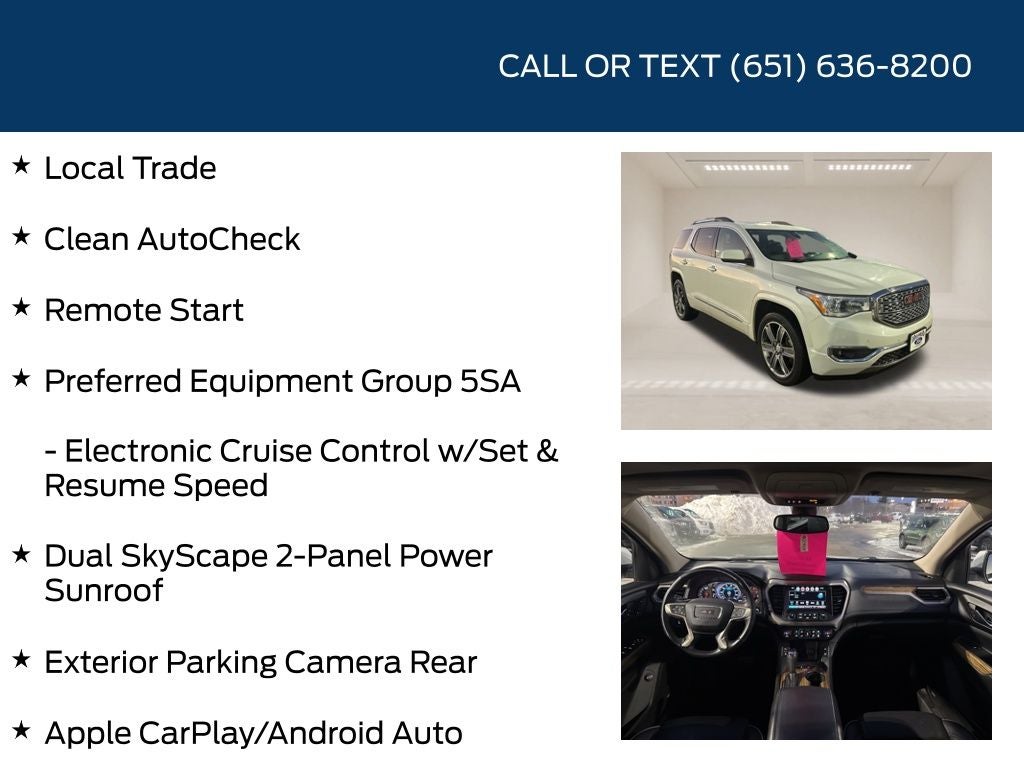 2017 GMC Acadia Denali