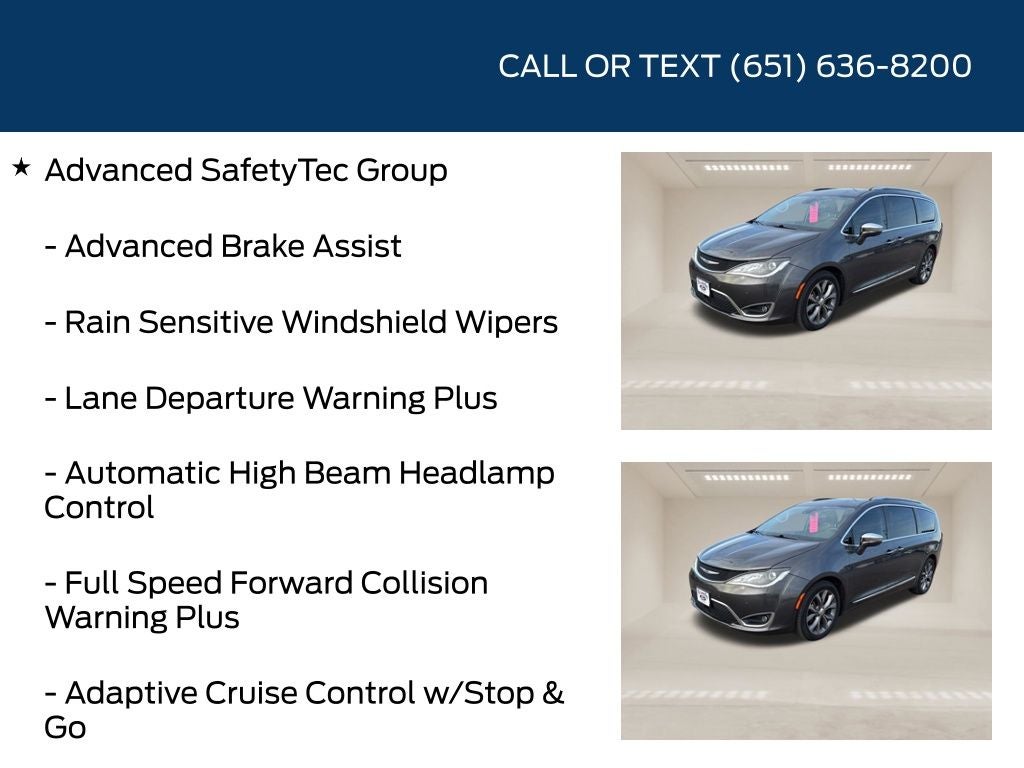 2018 Chrysler Pacifica Limited