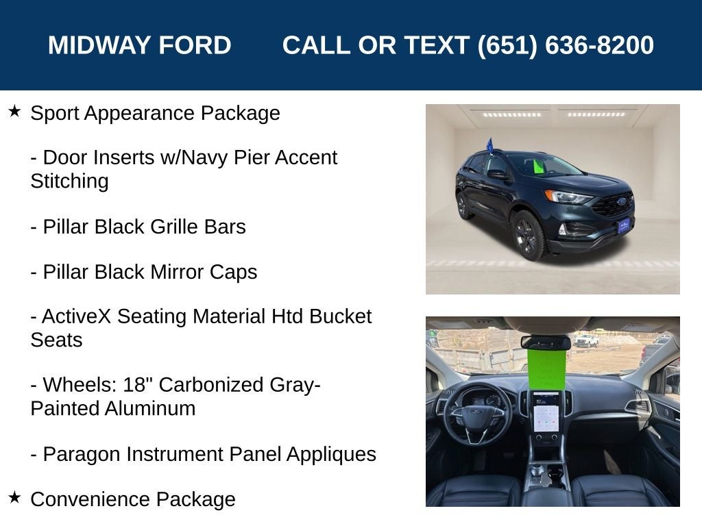 2023 Ford Edge SEL Sport Appearance Package