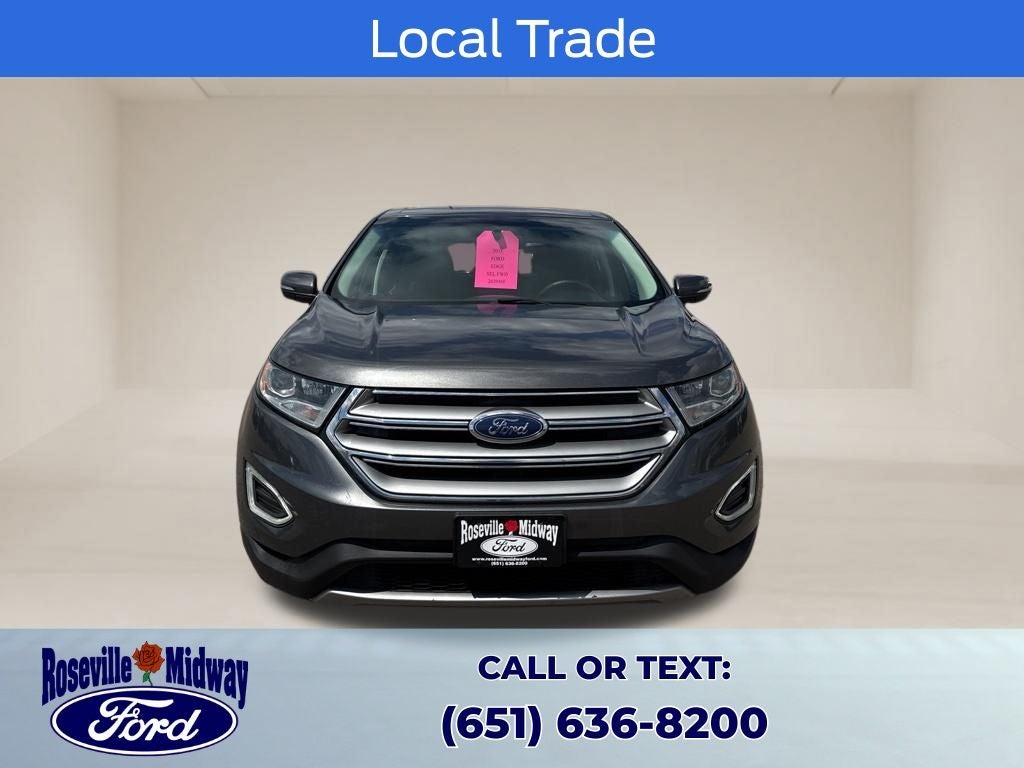 Used 2015 Ford Edge SEL with VIN 2FMTK3J91FBB76578 for sale in Roseville, Minnesota