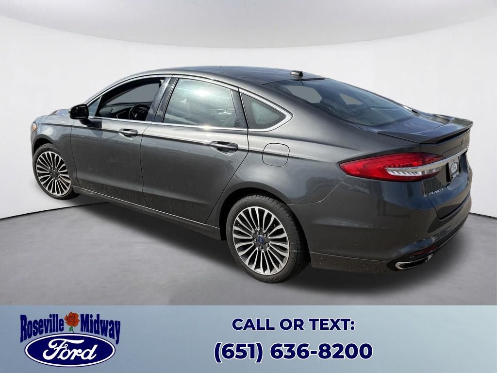 Used 2018 Ford Fusion Titanium with VIN 3FA6P0D90JR219692 for sale in Roseville, MN