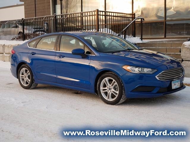 Used 2018 Ford Fusion SE with VIN 3FA6P0H75JR175892 for sale in Roseville, Minnesota