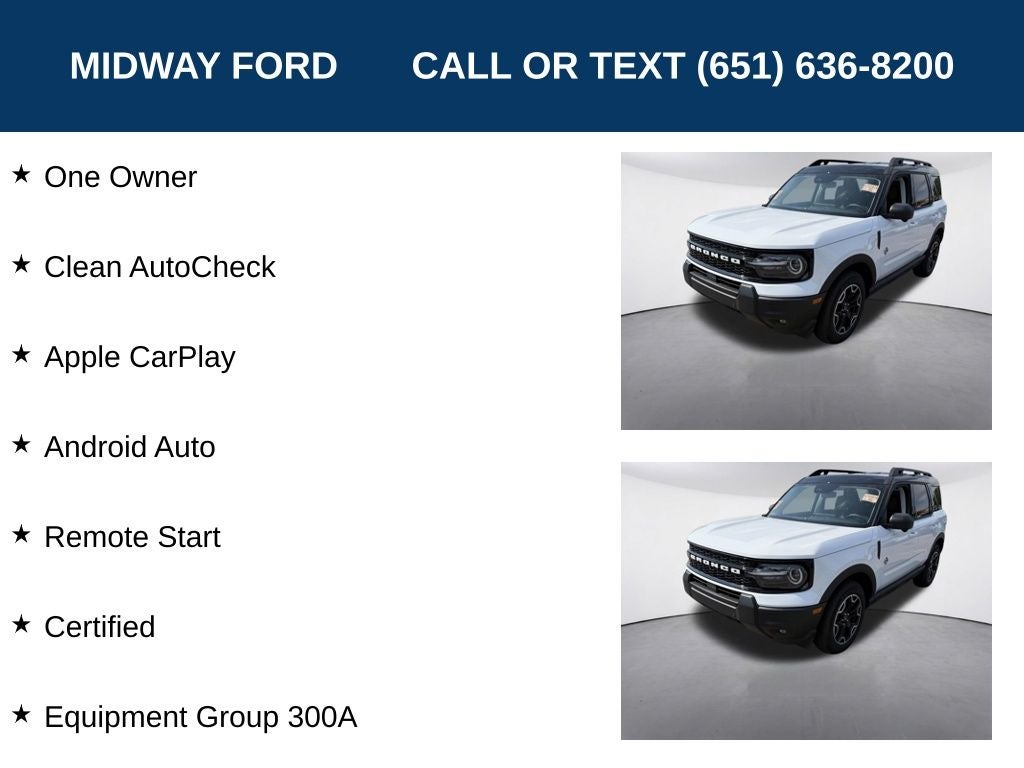 2025 Ford Bronco Sport Outer Banks