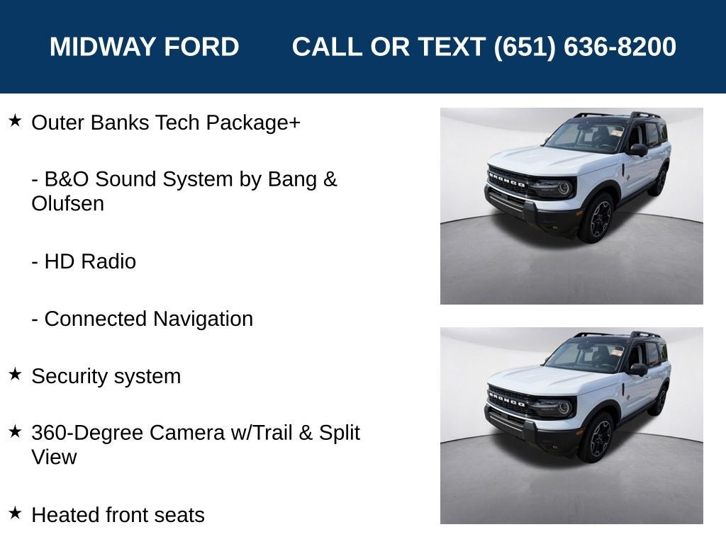 2025 Ford Bronco Sport Outer Banks