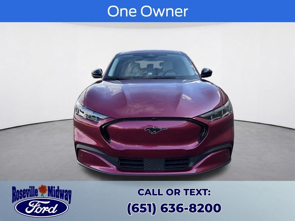 Used 2025 Ford Mustang Mach-E Premium AWD with VIN 3FMTK3SU1SMA06197 for sale in Roseville, Minnesota