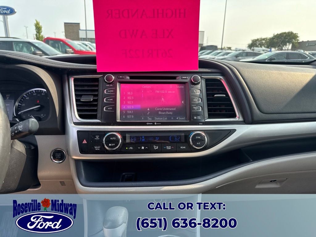 2015 Toyota Highlander XLE V6