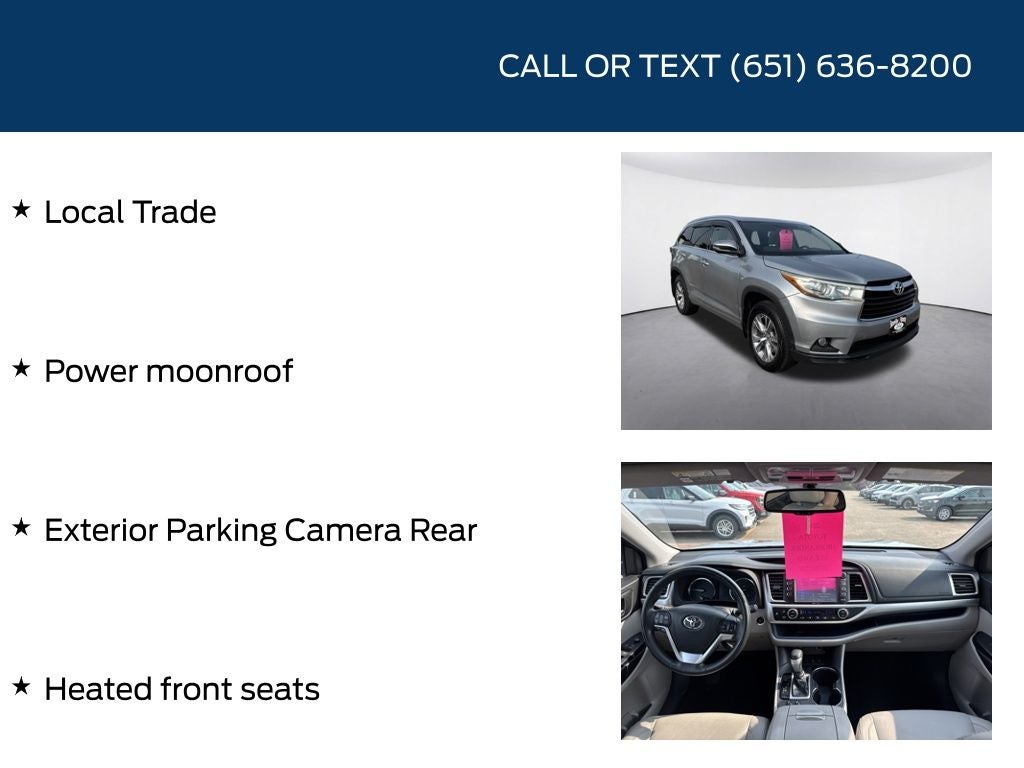 2015 Toyota Highlander XLE V6