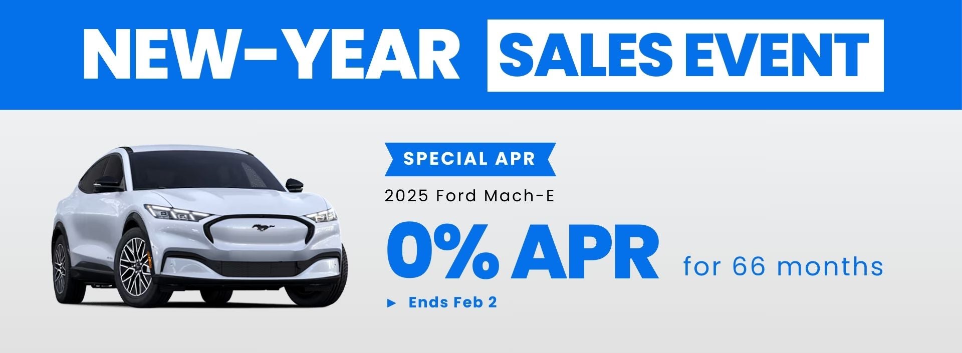 New Year Sales Event - Ford Mach-e