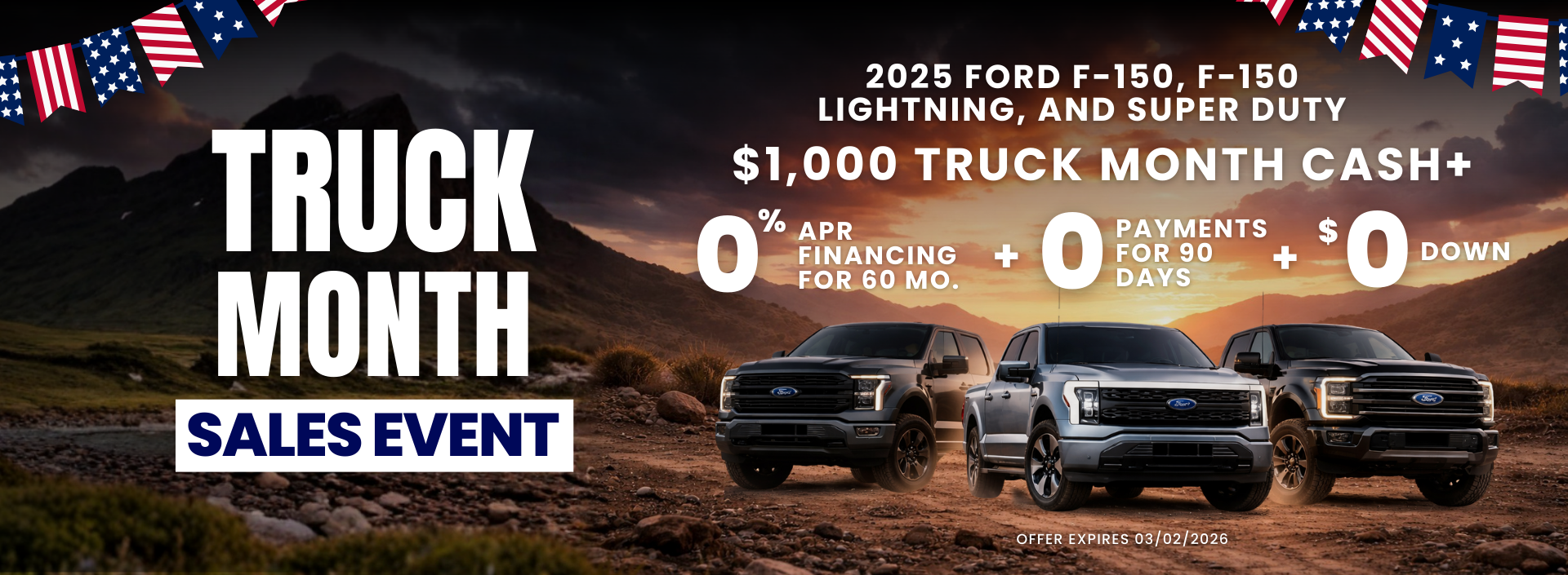 2026 Truck Month Sales Event